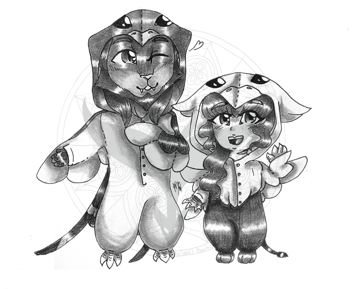 FountainStrang1's tweet photo. Commissioned by @RoaringSmite , Gilead and Maera in onsies~
***
Comissions are open, DM for more details
#pathfinder #ttrpg #Commission #oc #pc #kigurumi #pencilart #leoforce https://t.co/8R1o4nq72T