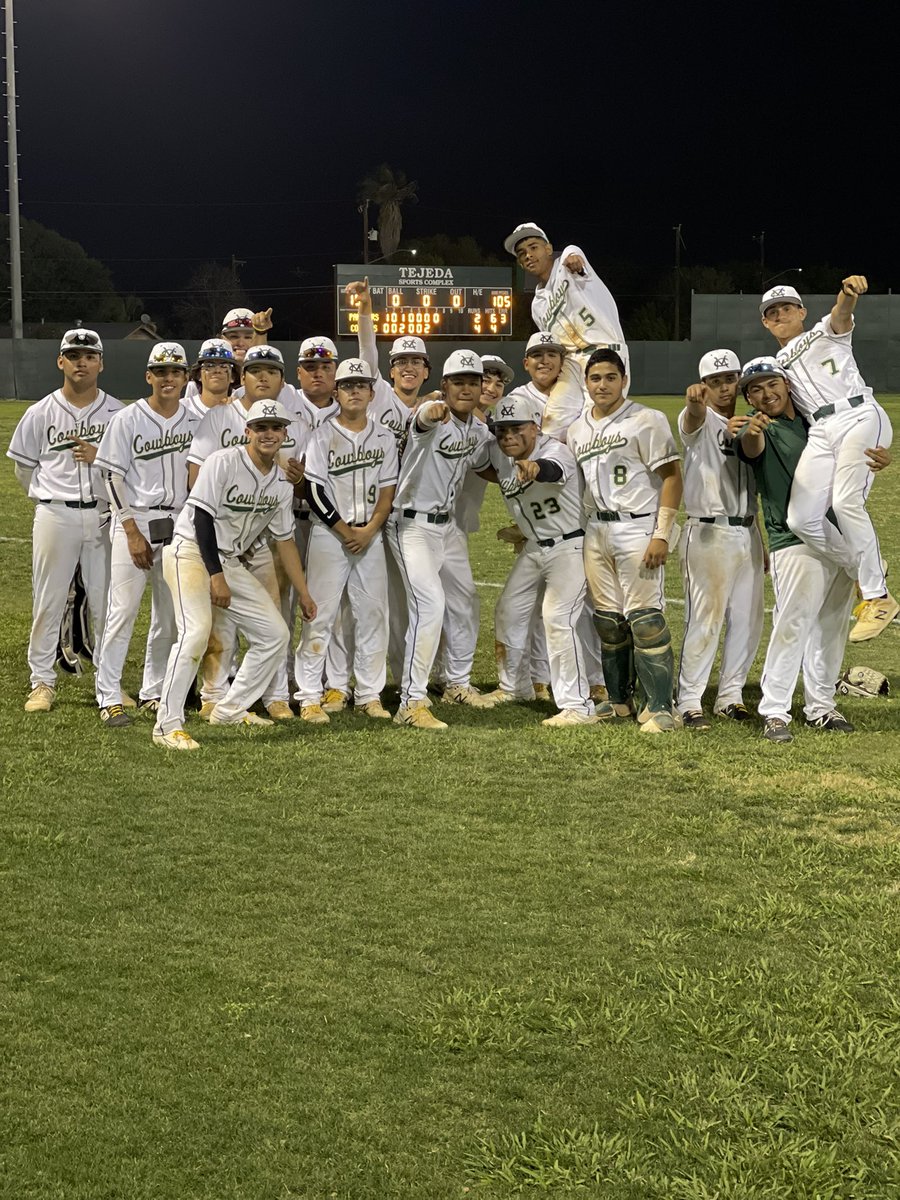 BaseballMC's tweet photo. Great team win tonight! Cowboys beat Medina Valley 4-2. We’re back in action Thursday at Southside. #MCBaseball ⚾️⚾️⚾️ https://t.co/snAuPiTj5x