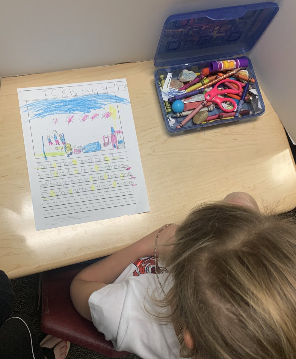 First grade students were practicing their editing skills during writing workshop in Mrs. Graham’s class <a href="/HumbleISD_OE/">Oaks Elementary</a> <a href="/mrsGgrandclass/">Maria Graham</a> #EveryChildEveryDay