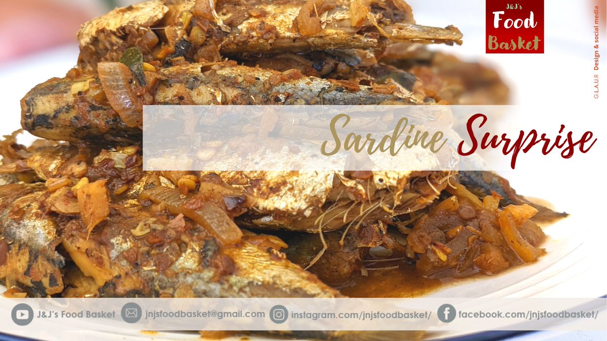 JnJsFoodBasket's tweet photo. This week's seafood delicacy is a Sardine Surprise. A deliciously easy and quick and very tasty Sardine Dish that you all will love.
So!
Watch the recipe video this Friday.
Quick videos, helping you cook in the simplest way possible using ingredients available in your own kitchen https://t.co/WrxdBxoLkY