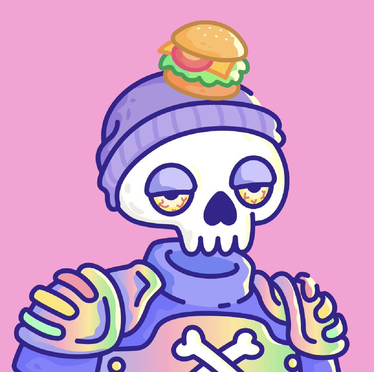 grandcruvin's tweet photo. @TastyBonesNFT #burger this week! #tastybones #foodoffering #meatybones https://t.co/BgJDbBlkkR