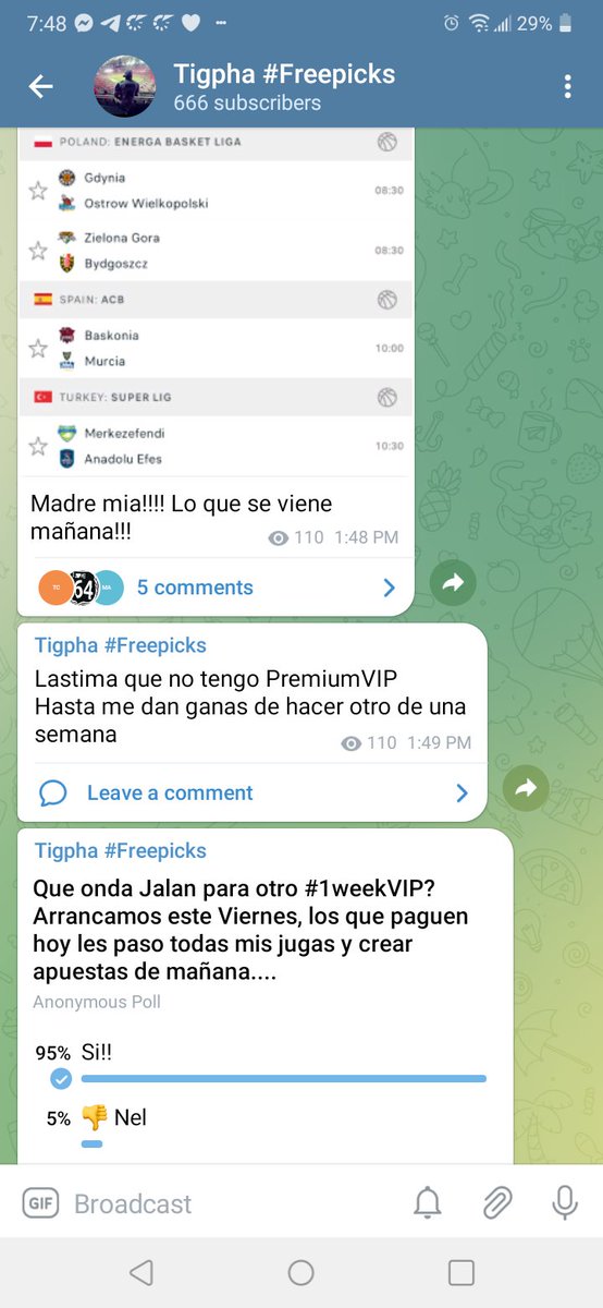 Tigpha's tweet photo. π¨#1weekVIP
La semana anterior dobleteamos 7Uβ¬ de un bank inicial de 10U πΈ
$300 Viernes a Viernes
Los que paguen hoy y maΓ±ana antes de las 8am TJ/SD obtendran mi lluvia de picks!!
Chequen los momios..
https://t.co/NXvUs2riBU π https://t.co/Rd5G2KzLfA