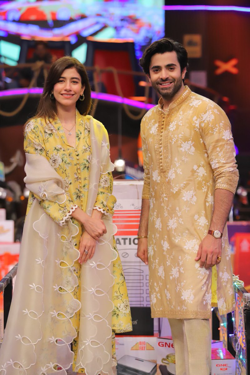 Thank you so much <a href="/syrayousufsy/">Syra Yousuf</a> for coming to my show #KhelKayJeet. It was an absolute pleasure hosting you! 

#KhelKayJeet #SheheryarMunawar #SyraYousuf #ExpressTV #Gameshow #Ramadan2022