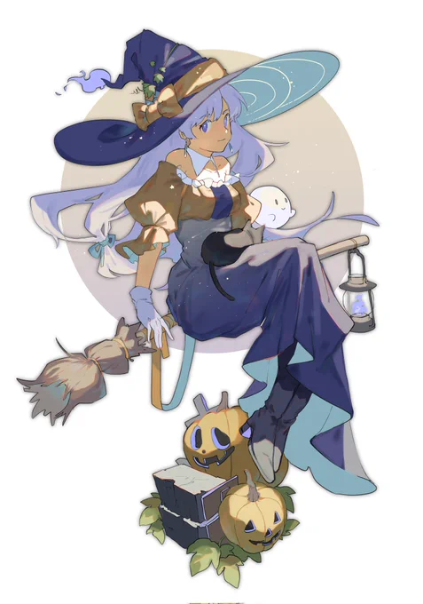 強い光と大きな帽子を描くことも好きです🧙‍♀️和や花を織り混ぜたものが近年は多いです
#PortfolioDay 