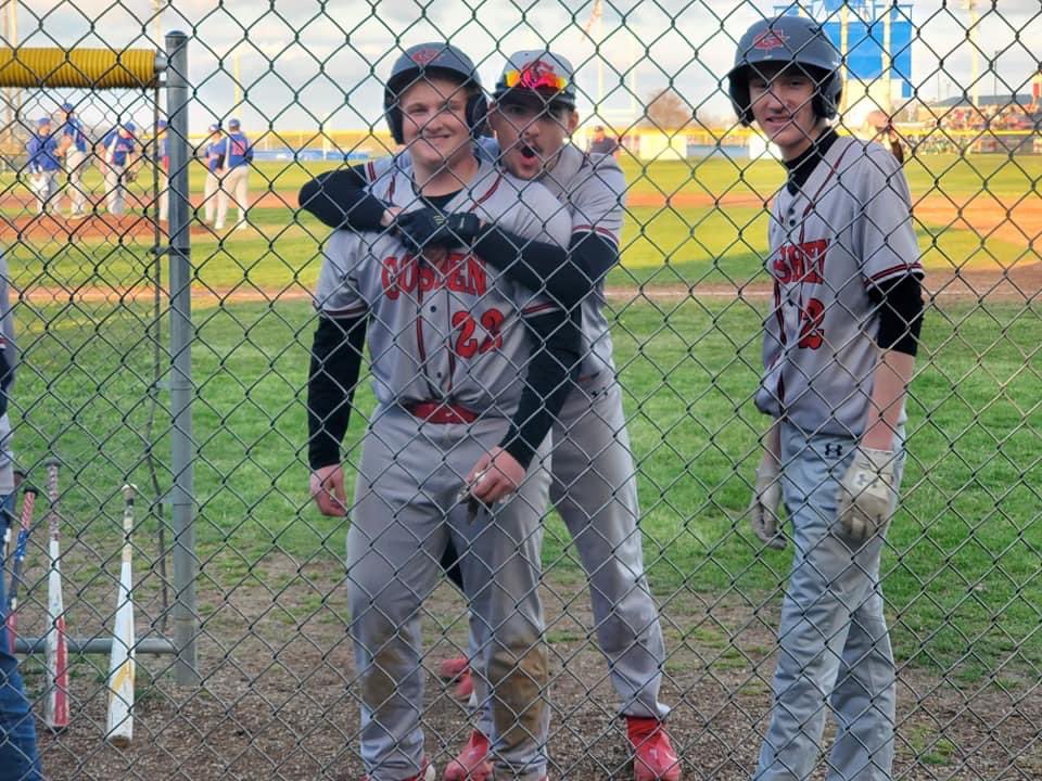 whitaker0307's tweet photo. Goshen Warrior’s got the League win tonight in extra innings over Clinton Massie!  @gwhit2332 Pictures credits go to @TITW22 @amysteele22 https://t.co/lj383XeZp8