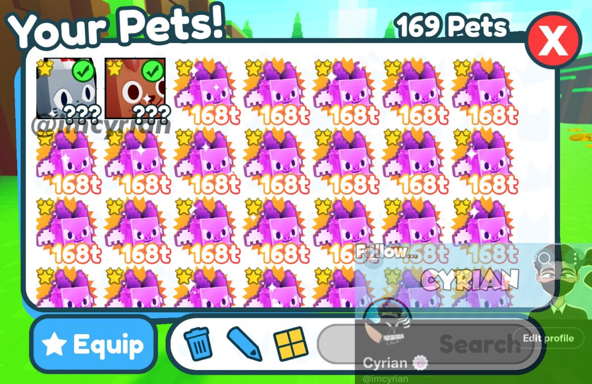 imcyrian's tweet image. GIVEAWAY DM PIXELS! PICKING WINNERS TODAY! MAKE SURE TO FOLLOW,LIKE,RETWEET! 💙💙💙 #PetSimulatorX #Roblox