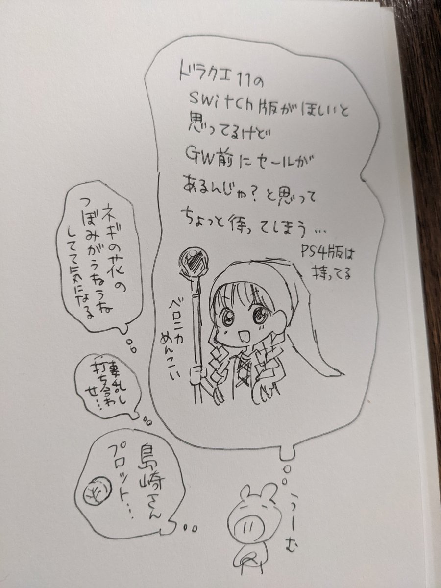 今日はプロットを完成させたいです 