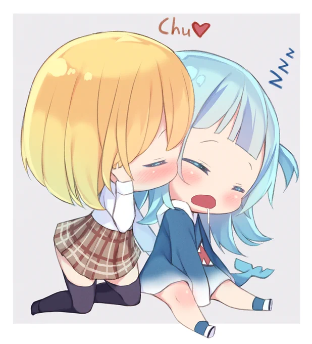 ちびアメサメまとめ
#gawrt 
#ameliaRT 