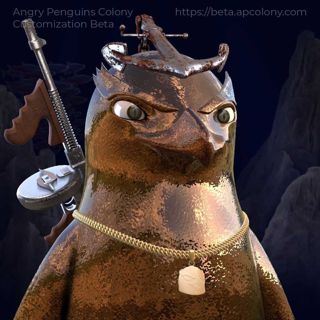 TheEGLD's tweet photo. Bronze Sir!
Built by Skipper & The Madagascar team.
Sent back to their hometown under a mission of "Peaceful Antarctica" to train "Penquins" and other living things to prevent themselves from all kind of pollution and to protect their beloved home. #AngryPenguinsCustomization https://t.co/RmuNijj4TJ