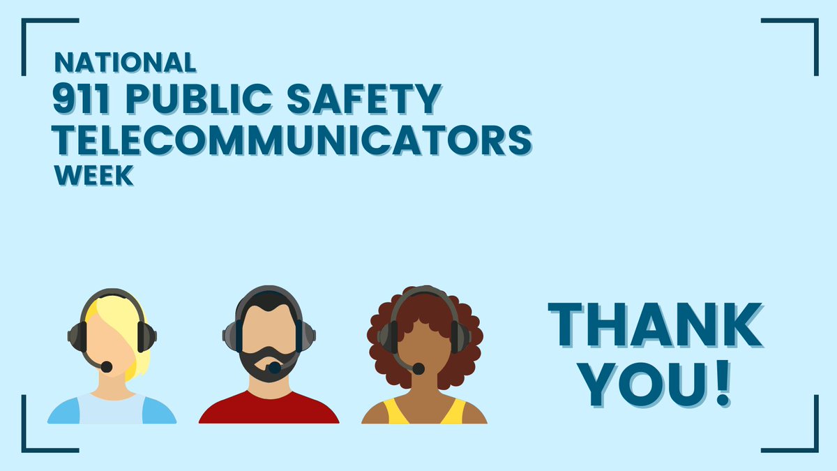 T911HealthLab's tweet photo. National 911 Public Safety Telecommunicators Week is ending, but we’re still committed to supporting & empowering 911 professionals. Let’s keep working together to #transform911! #NPSTW2022 https://t.co/LNF2Inl6Pg