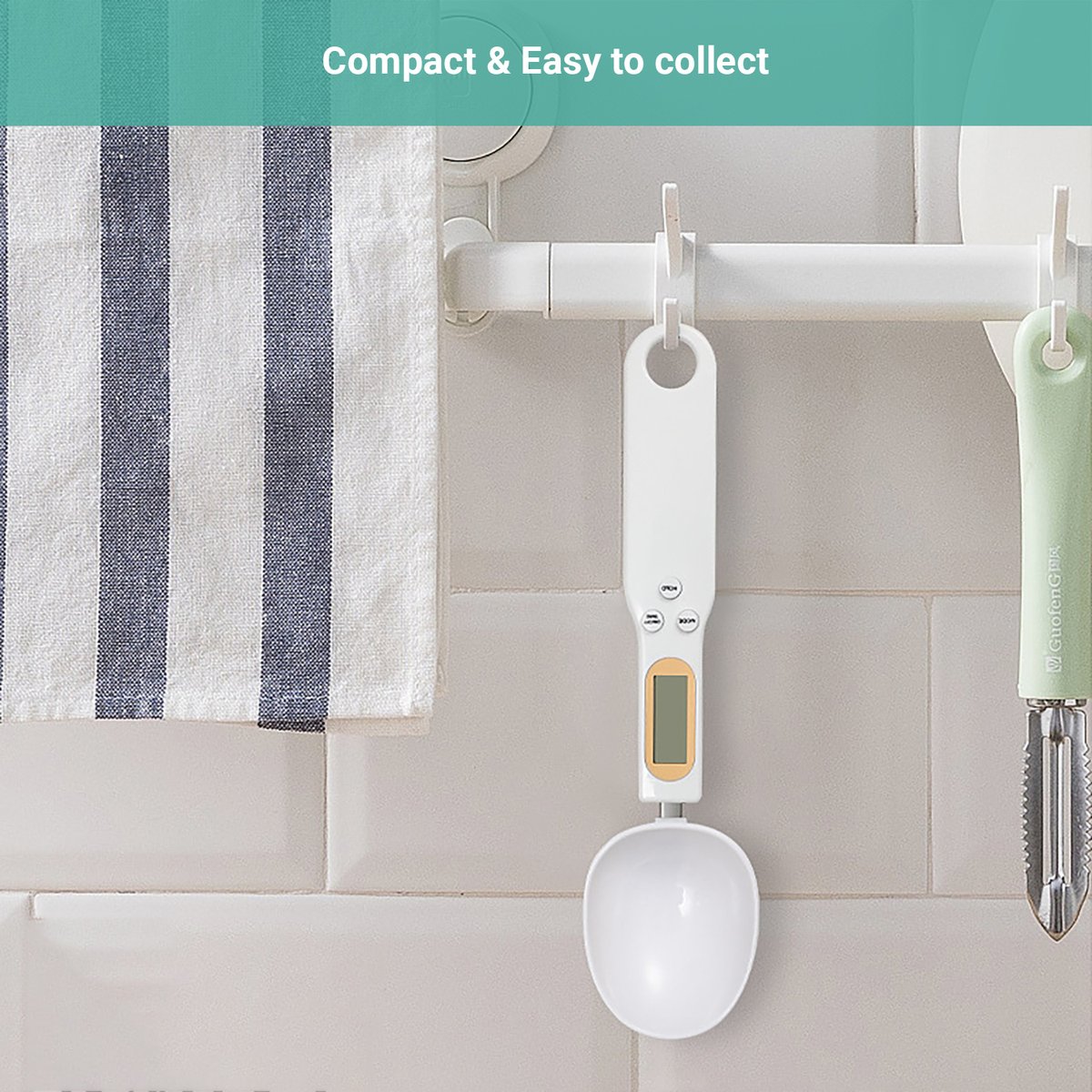 SimplyHomeware's tweet image. High Precision Digital Measuring Spoon, wide LCD screen display, easy to read, utilizes high precision sensor system, overload indication, the max weight measuring up to 500g
#DigitalMeasuringSpoon #MeasuringSpoon #DigitalSpoon #ElectronicFoodWeightScale #ElectronicFoodScale