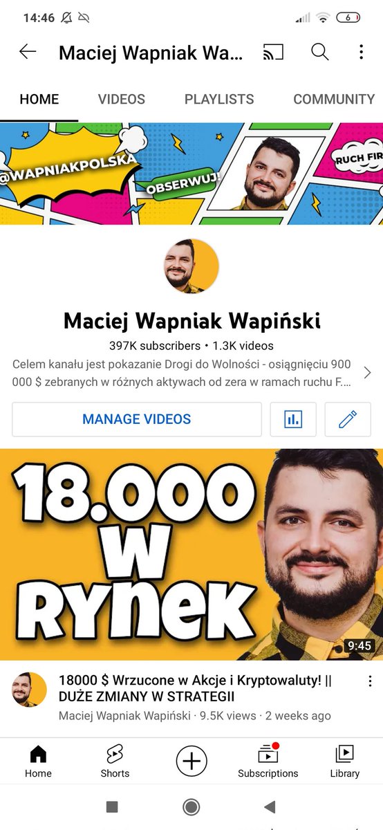 rekt_wojak's tweet photo. I'll reveal a secret: I'm full time Youtuber since 2014. I'm doing videos about F.I.R.E. movement and in terms of crypto I'm fully into $CSPR, building polish Casper community and I will be one of the most recognised people within @Casper_Network ecosystem. You're in good 💎hands https://t.co/eSusxLRY3g
