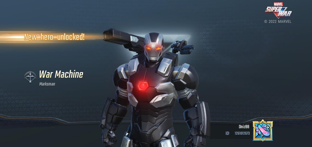 dniz88's tweet photo. War Machine #JamesRhodes #TheAvengers #MarksmanHero #SustainedDPS #MARVELSuperWar #MSW https://t.co/aFAJhhgewk