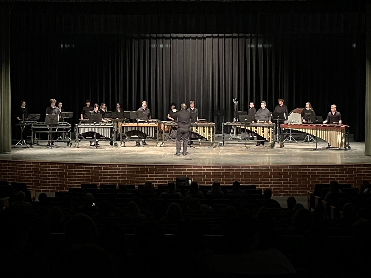 CantonEagleBand's tweet photo. Great job by all of our percussionists at the concert tonight!!  Very enjoyable performances!!  Thanks to everyone that came out despite the weather!!! https://t.co/2crYVpwgRv