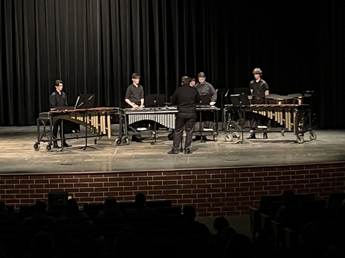 CantonEagleBand's tweet photo. Great job by all of our percussionists at the concert tonight!!  Very enjoyable performances!!  Thanks to everyone that came out despite the weather!!! https://t.co/2crYVpwgRv