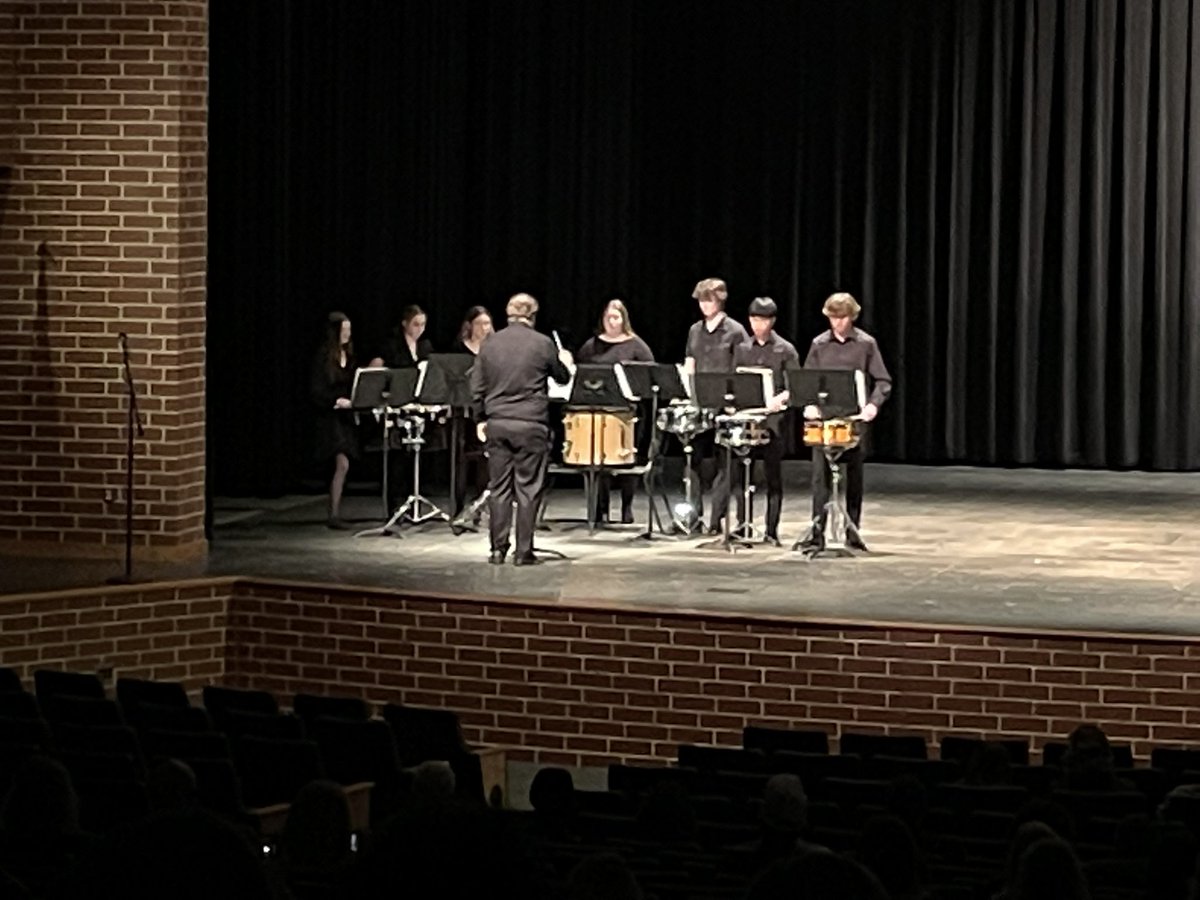 CantonEagleBand's tweet photo. Great job by all of our percussionists at the concert tonight!!  Very enjoyable performances!!  Thanks to everyone that came out despite the weather!!! https://t.co/2crYVpwgRv
