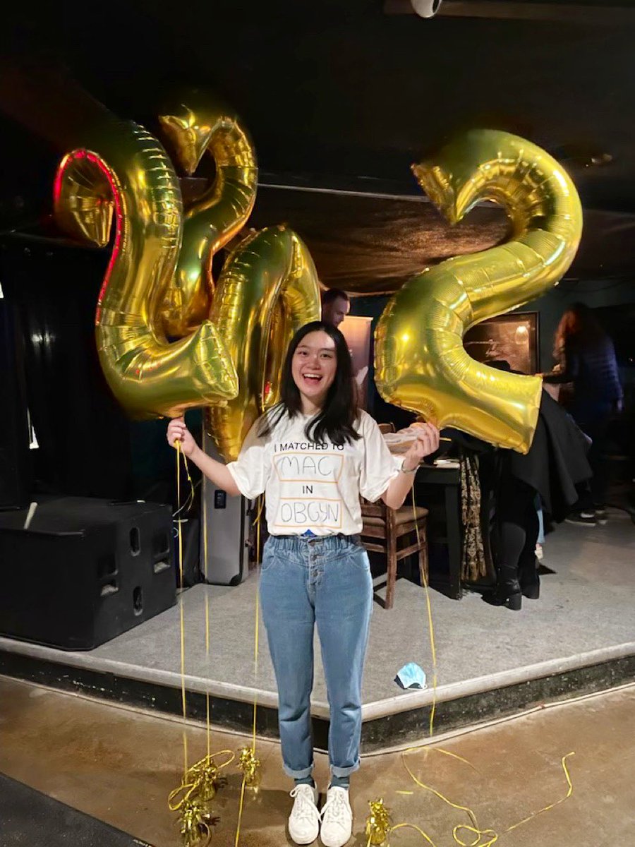 tiffanychih's tweet photo. Can’t believe I’m saying this...I’m going to be an OBGYN! Extremely excited to start my next chapter with the @McMasterOBGYN family ❤️ I am so grateful to have my mentors, friends &amp; family by my side throughout this journey. Congratulations class of 2022 - we did it! #CARMS2022 https://t.co/goMdDkWNSq