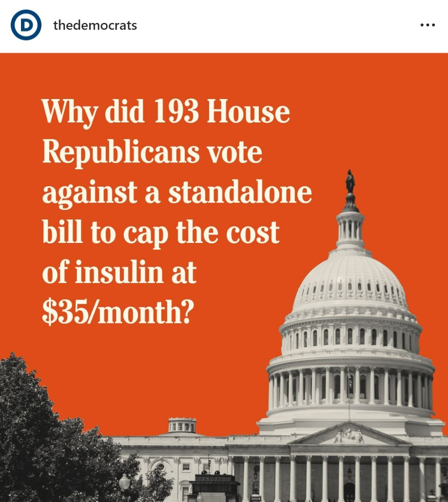 askboomer1949's tweet photo. We know the answer:
Corporate Big Pharma and Corporate Big Medicine own most, if not all, of in-office Republicans.
...oh, and they own Manchin; maybe Sinema.
DINOs are slaves to their Corporate masters.
#insulin #insulincost #insulininnocentdeaths #CapitalistTerrorism
Rt https://t.co/cOdGeHz6FU