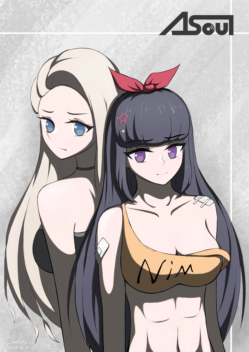 ____Sakito____'s tweet photo. Enemy #女の子 #A-SOUL #贝拉 #乃琳 #百合 #虚拟偶像 #乃贝 #VTuber https://t.co/7K3LhDlXxg https://t.co/AMMbM4ZxBF