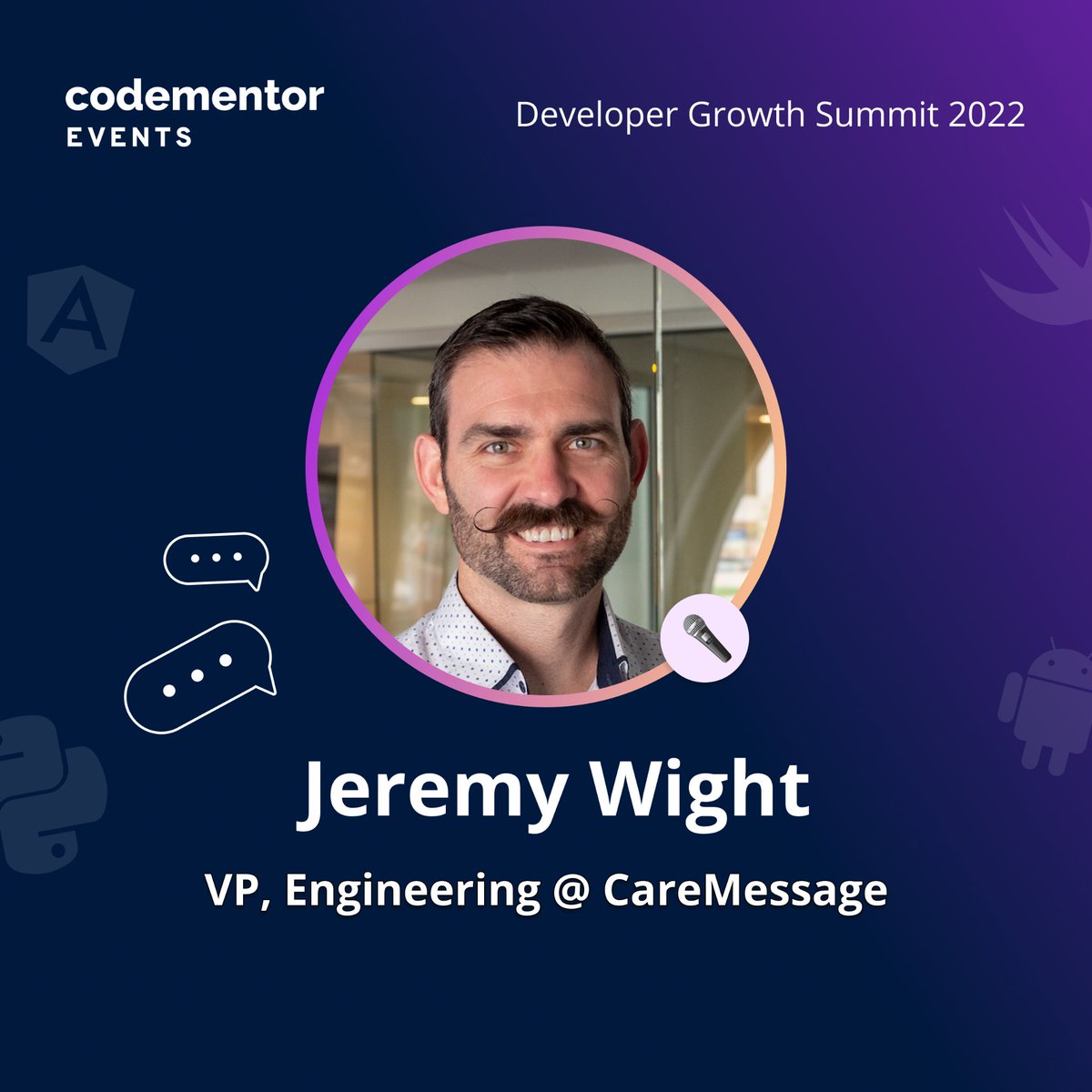 Looking for guidance on how to grow your dev career?

We're super excited to announce that <a href="/jeremywight/">Jeremy Wight</a>, VP of Engineering <a href="/caremessage/">CareMessage</a> will be sharing how to set expectations with your manager (and get promoted!) at #DGS2022 📈

Claim your (free) ticket 👉codementor.io/events/develop…