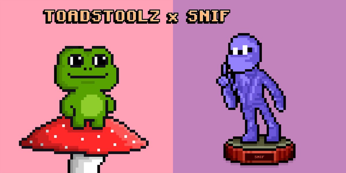 SneakyninjaNFTs's tweet image. 🐸 @toadstoolzNFT 3x TOADLIST GIVEAWAY! 🐸

To enter:
🍄- Follow @sneakyninjaNFTs &amp;amp; @toadstoolzNFT 
🐞- Like + RT
🐸 - Tag a friend and tell them why they should be !croaking too

Giveaway ends in 24 hours, 3 winners! #NFTGiveaways #NFTGiveaway #NFTProject #NFTCommunity #nfts