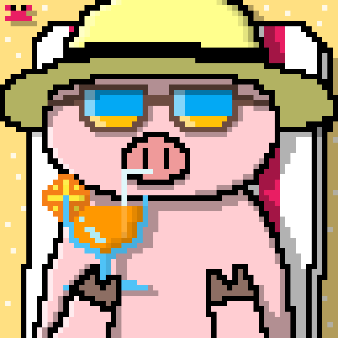 A piggy investor who holds orange juice.

“When you squeeze an orange, orange juice comes out – because that’s what’s inside. When you are squeezed, what comes out is what is inside.”
—Wayne W. Dyer

#PiggyIC #NFT