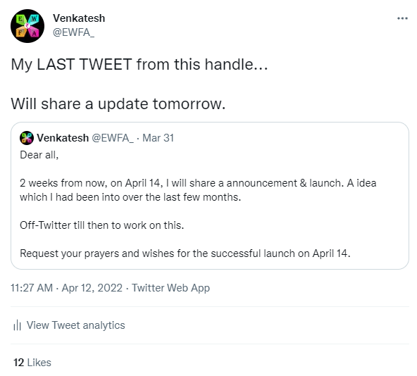 Venkatesh tweet media