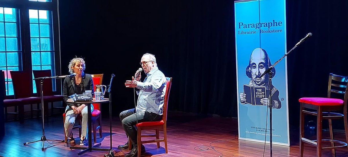 Paragraphe Bookstore (@paragraphebooks) on Twitter photo Une merveilleuse soirée à Montréal avec <a href="/WainBright/">Martha Wainwright</a> et @HunterZThompson pour célébrer la publication de Stories I Might Regret Telling You (<a href="/PenguinRandomCA/">PenguinRandomHouseCA</a>)
#MarthaWainwright #StoriesIMightRegretTellingYou #WordsAfterDark Une merveilleuse soirée à Montréal avec <a href="/WainBright/">Martha Wainwright</a> et @HunterZThompson pour célébrer la publication de Stories I Might Regret Telling You (<a href="/PenguinRandomCA/">PenguinRandomHouseCA</a>)
#MarthaWainwright #StoriesIMightRegretTellingYou #WordsAfterDark