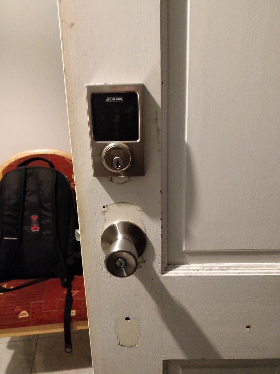 ve7alb's tweet photo. My house has now been upgraded with 2 Factor Authentication https://t.co/K9MtQvzWdB
