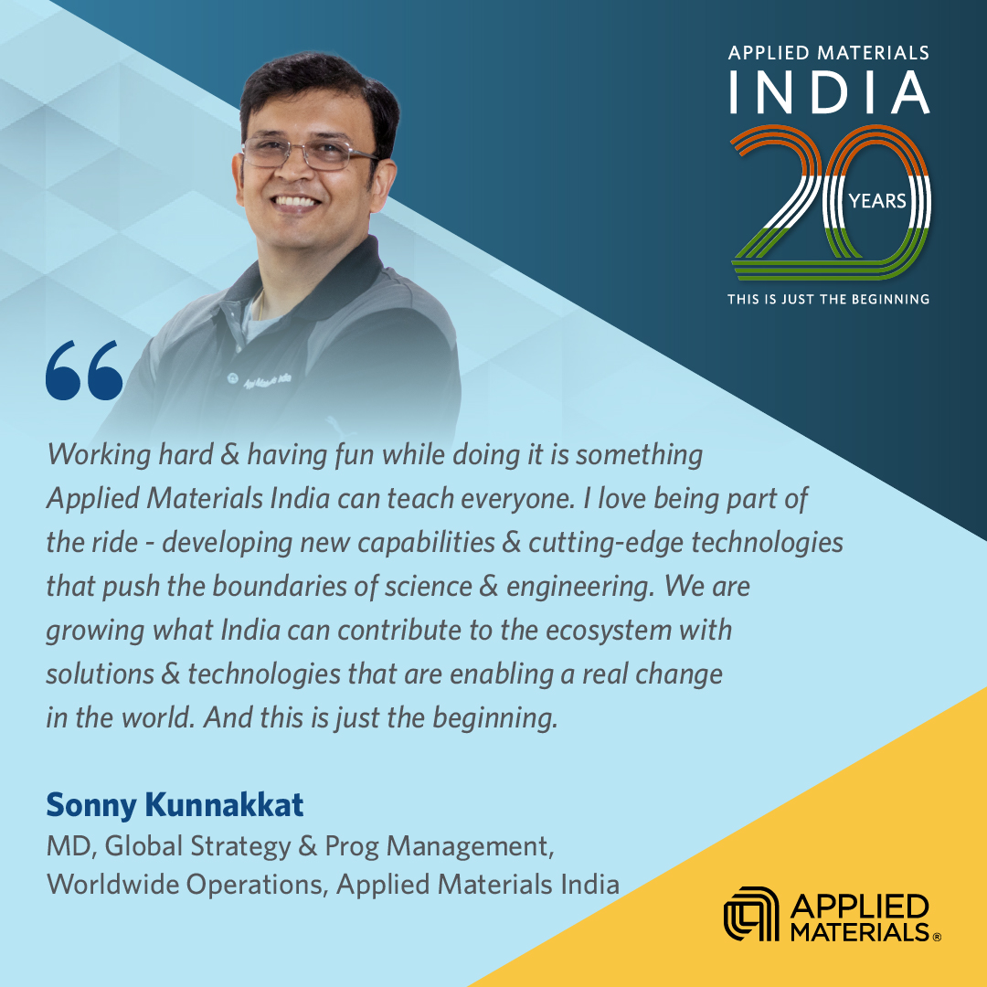 Applied_India's tweet photo. We would like to take this moment to thank our employees, customers, partners and all of you for being with us in our growth journey over the last 20 years. Here’s one of our leaders talking about his experience on 20 years of @Applied_India.  #IamApplied #iAM20 #ToastTo20 https://t.co/2B41QIwUUI