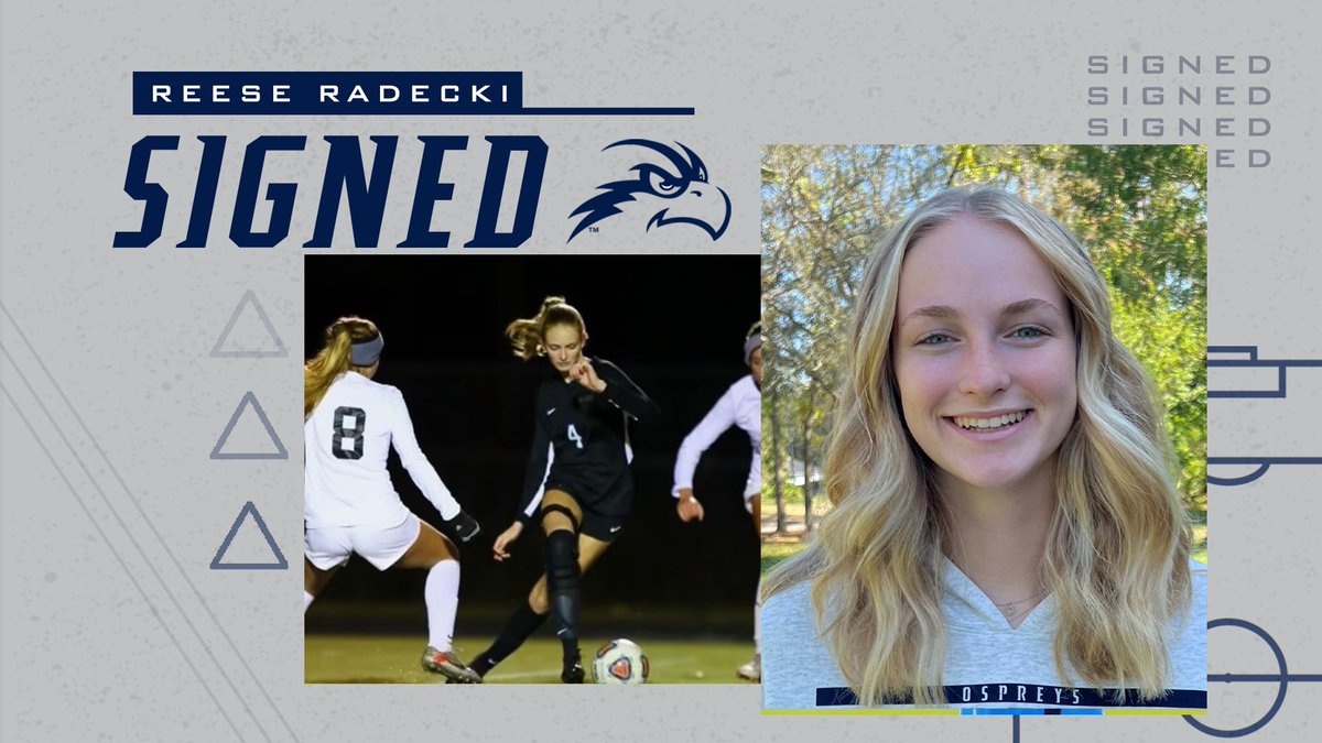 More local talent joins our squad as Bartram Trail striker, Reese Radecki, signs with UNF!

MORE >> bit.ly/3uzR21R

#SoarHigher