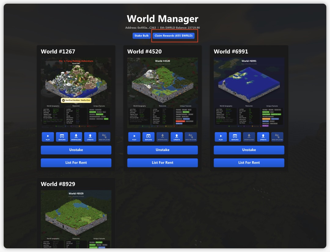 ApeKidsClub's tweet photo. An image before we staked our 5th and 6th @nftworldsNFT. 

#AKC now owns 6 plots of land in @nftworldsNFT which are all #staking for #ApeKidsClub holders as we develop our holder benefits 🙌💎 https://t.co/El0K2UTBcF