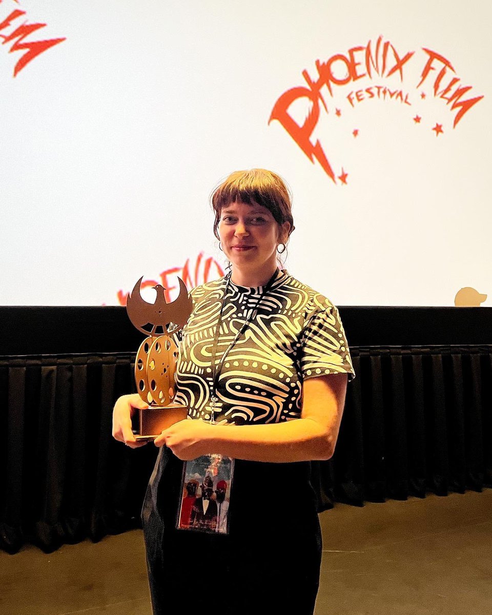 Thank you @PhoenixFilmFest for awarding <a href="/AlanaWaksman/">Alana Waksman</a> Best Director in the US Features Competition! 

Congrats to all of the award winners!