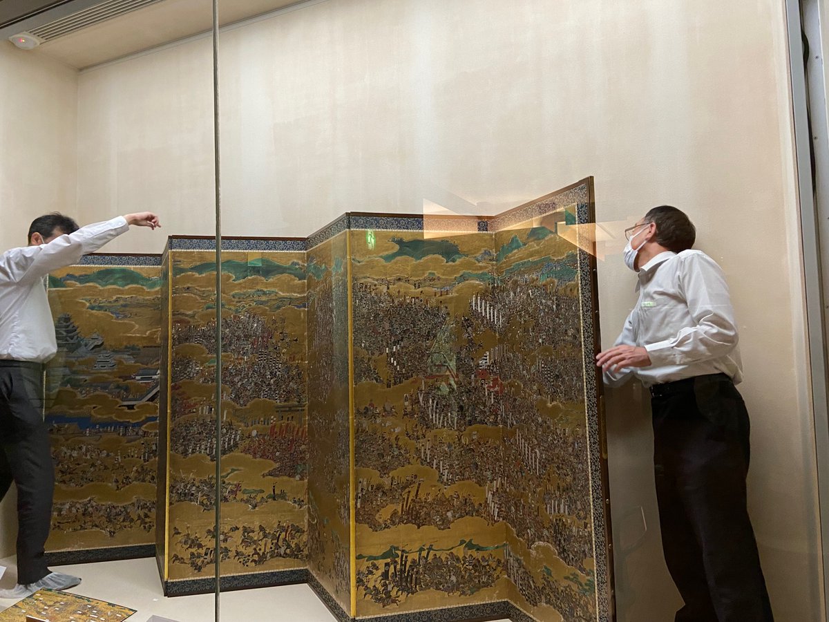 テーマ展 武将たちの風貌／ 「重要文化財 大坂夏の陣図屏風」の展示