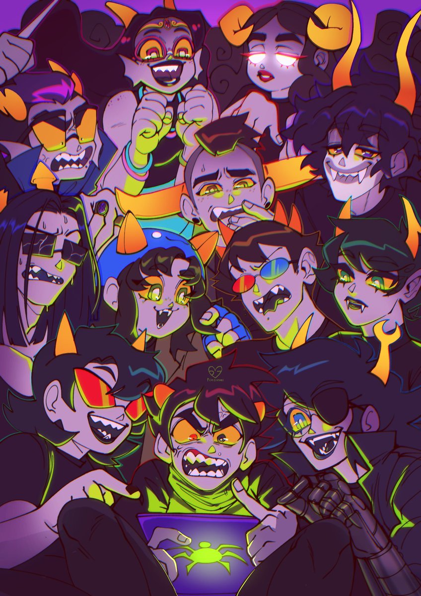 「[ homestuck 💚❤️💜]
HAPPY 4/13! 」|✨percivorè✨MONKEYTUBER |🔜GOLD+MELBNOVA&DREAMHACK✨のイラスト