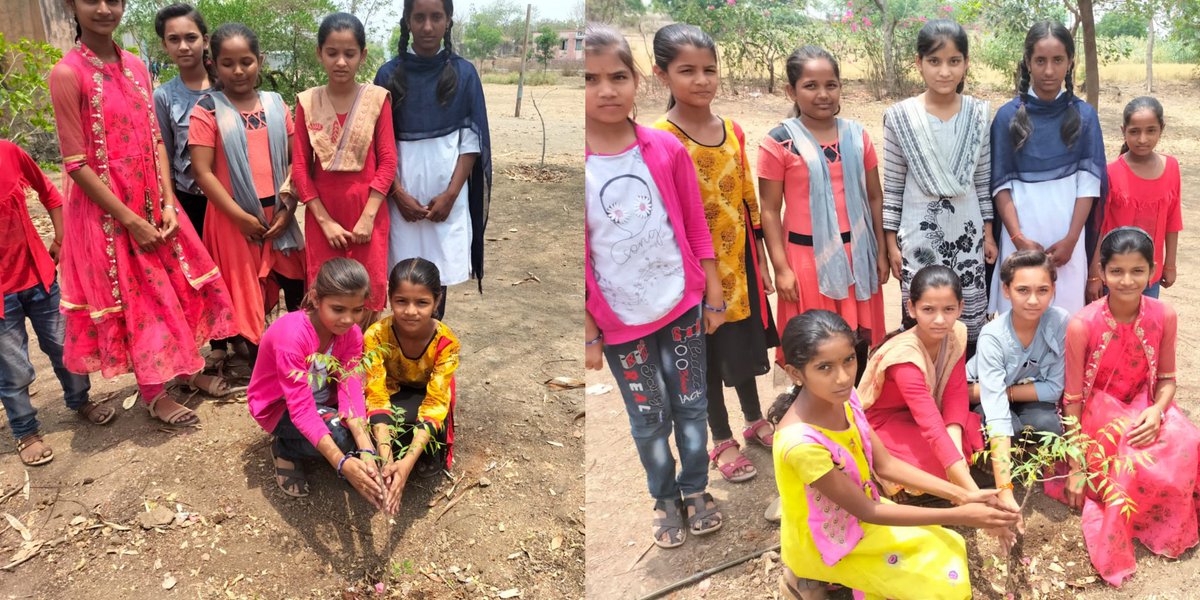 RLibrary's tweet photo. Happy to share that Library Inaugurated at Shree Shedhheswar Vidhyalay, Ujani,#Maharashtra, #India. #Students were very #happy for #receiving #books. As a token of #love towards #nature they #planted #Tree samplings.
#IAHV #readlibrary #Reading #MakeADifference #children #smiles https://t.co/eD4kjq0mxI