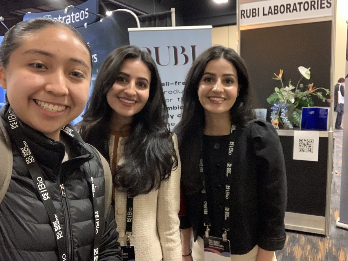 Sofia Sanchez (@sofiasbio) on Twitter photo <a href="/LeilaMashouf/">Leila Mashouf</a> and <a href="/NeekaMashouf/">Neeka Mashouf</a>, co-founders <a href="/rubi_earth/">Rubi Laboratories</a>
• Story: had always been passionate about helping our planet. Now doing it with biotech! 🧬
• Scaling up? The challenge they’re overcoming
• We need to record a TikTok together… and new OBio episode coming soon too? 👀 <a href="/LeilaMashouf/">Leila Mashouf</a> and <a href="/NeekaMashouf/">Neeka Mashouf</a>, co-founders <a href="/rubi_earth/">Rubi Laboratories</a>
• Story: had always been passionate about helping our planet. Now doing it with biotech! 🧬
• Scaling up? The challenge they’re overcoming
• We need to record a TikTok together… and new OBio episode coming soon too? 👀