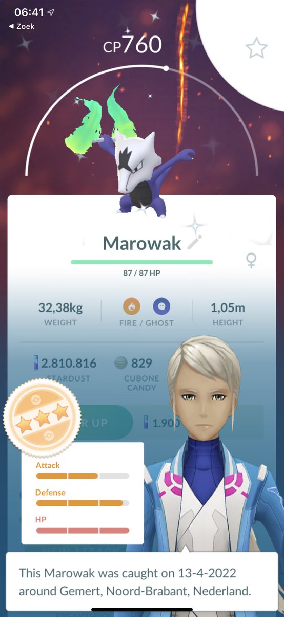 jhehend's tweet photo. First weekly research shiny! Alola Marowak!
#PokemonGO #PokemonGOfriends #PoGO #shiny #shinypokemon https://t.co/jQLJZICEji