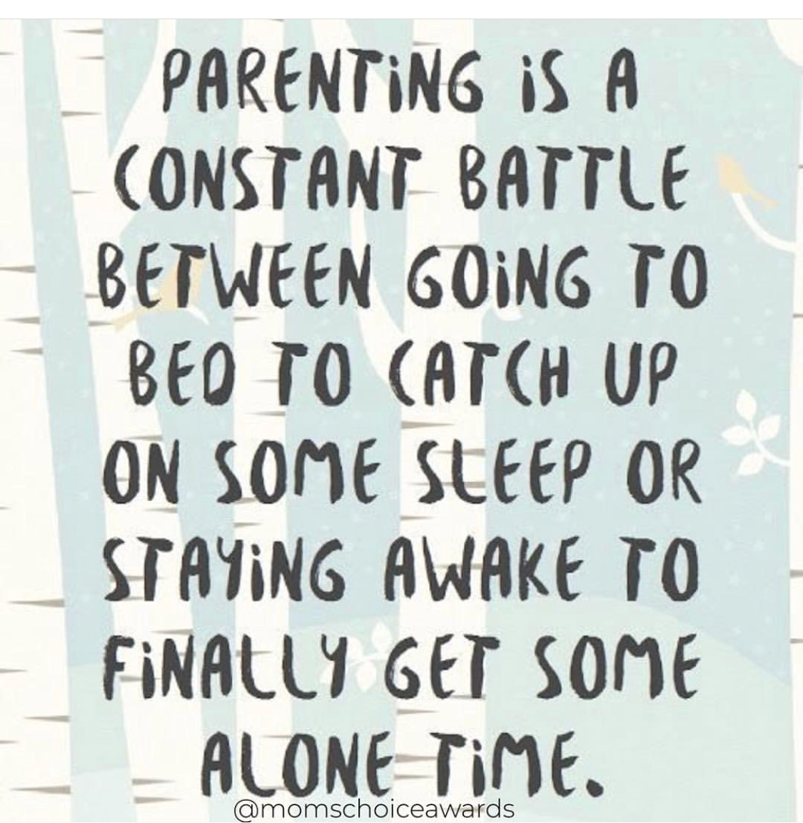 StressFreeKids's tweet photo. Parenting Is A Constant Battle Between Going To Bed To Catch Up On Some Sleep Or Staying Awake To Finally Get Some Alone Time. #thejuggleisreal #parenting https://t.co/6pUQ91VakY