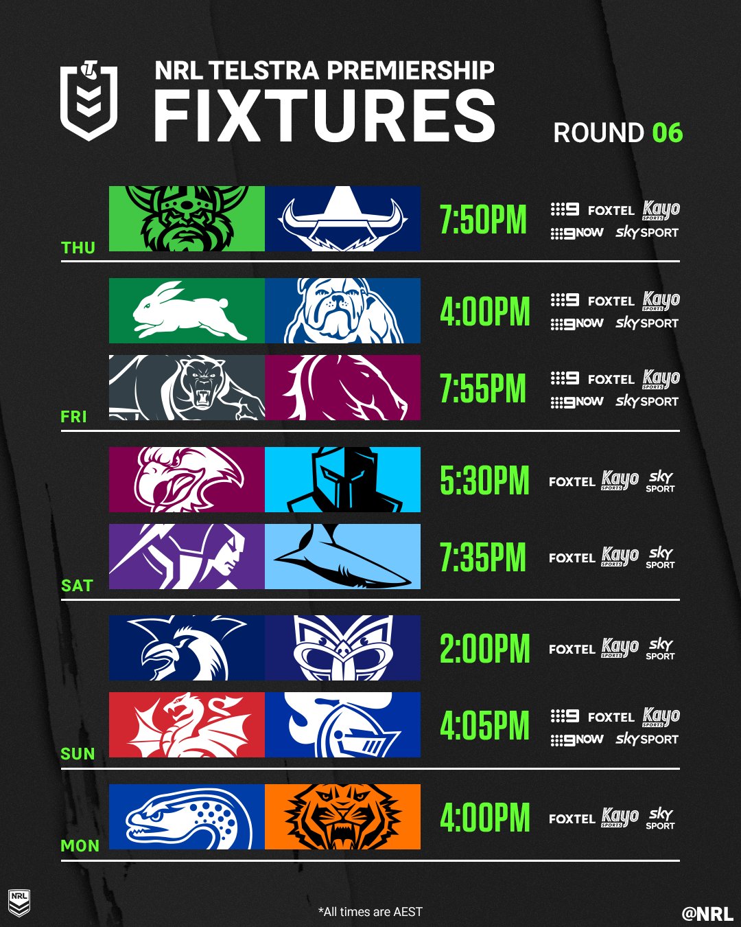 Nrl cheap this weekend