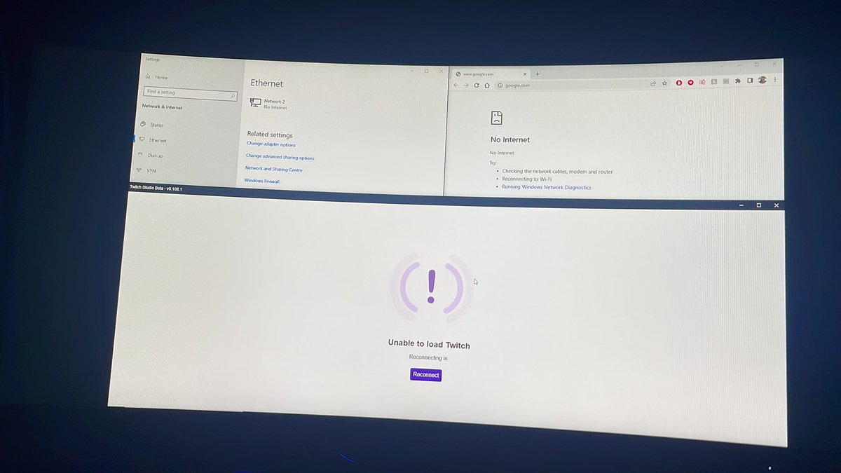 ADG_Official's tweet photo. So much for streaming when I finished work 🥴 internets down great!!! https://t.co/Owwvfy5baB
