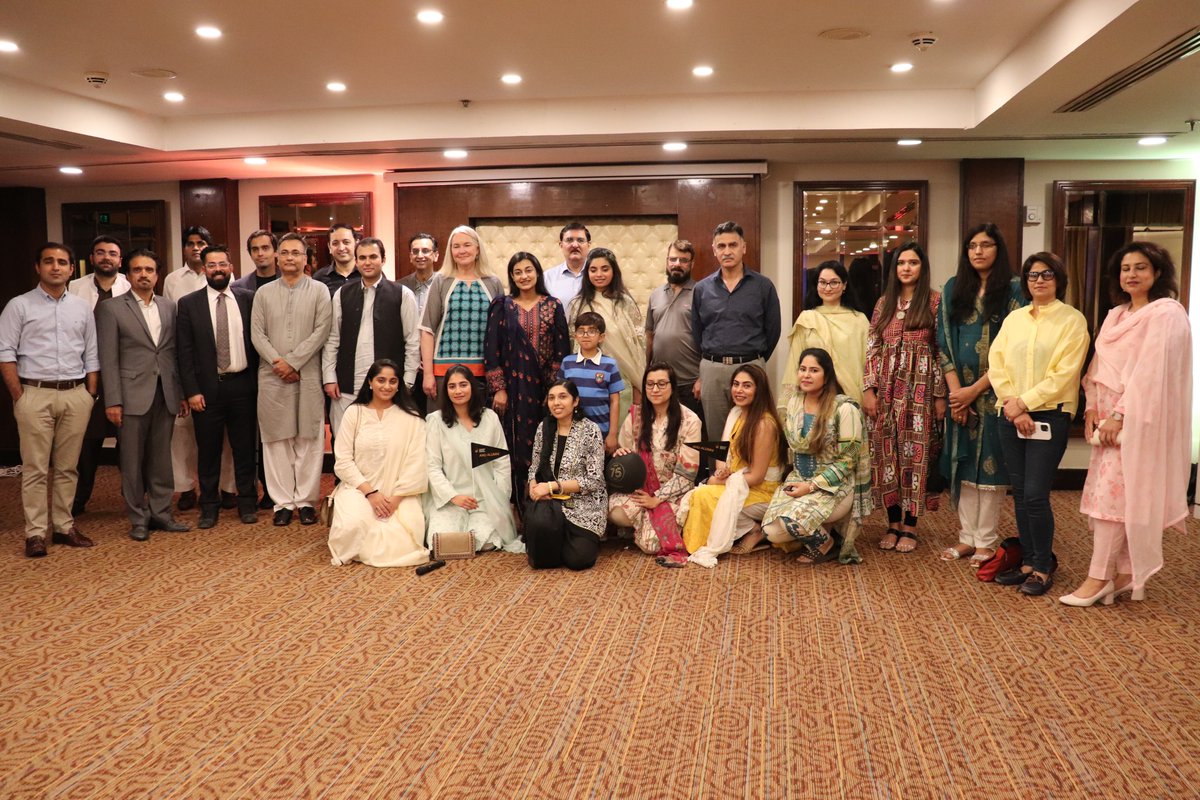 ANUAlumni's tweet photo. 75 Cities: Islamabad, Pakistan🎉
Thanks to all who attended @ourANU 75th anniversary celebration in Islamabad.  Special thanks to ANU Alumna, Her Excellency, the Acting High Commissioner to🇵🇰Joanne Frederiksen for joining our #ANUalumni https://t.co/EgWrvatZWV