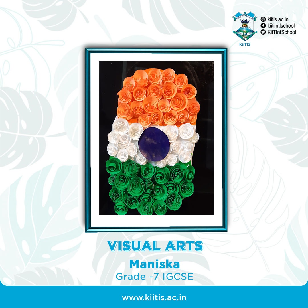 KiiTIntSchool's tweet photo. We are proud to share the creative flair of our young minds. Moniska from Grade 7, IGCSE showcases her artistic work.
#KiiTIS #art #creativemonds #visualarts #talent #internationalschool #odisha #bhubhaneshwar https://t.co/qzFKcfUQLh