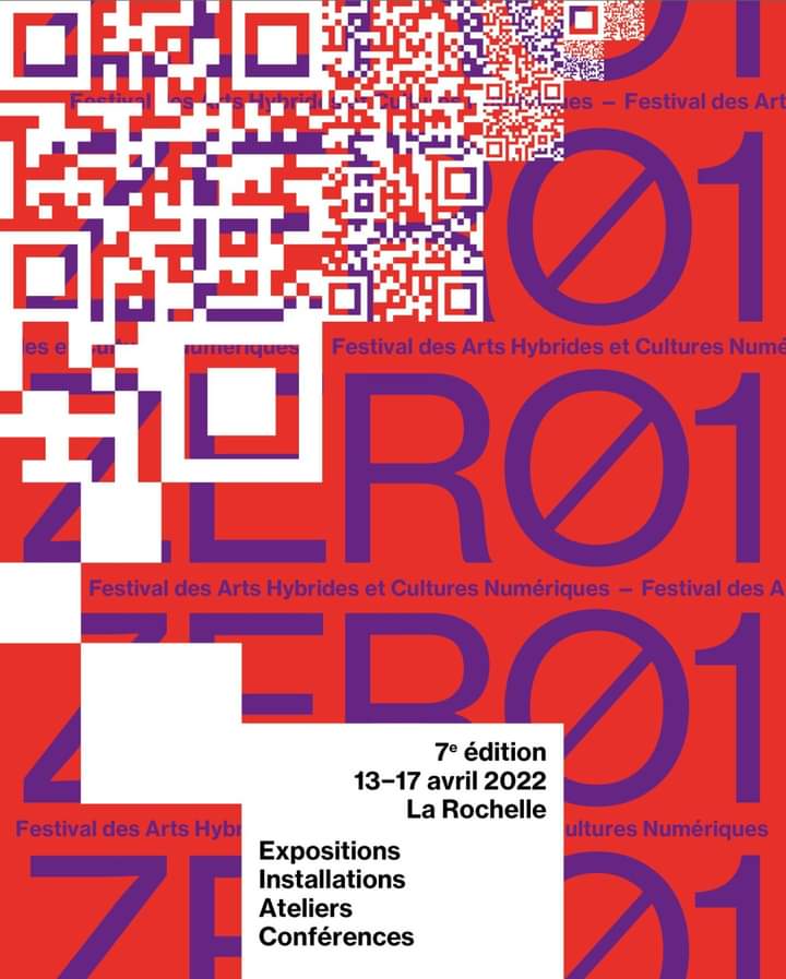 La 7e édition du <a href="/festivalzero1/">Festival ZERO1</a> aura lieu du 13 au 17 avril 2022 à #larochelle.
 Les infos : wp.me/p5tzw9-2yl
Chaque année, les étudiant(e)s du master 2 DPAN de <a href="/UnivLaRochelle/">La Rochelle Université</a> organisent ce festival mettant en lumière la culture et les arts numériques.
#festival #zero1