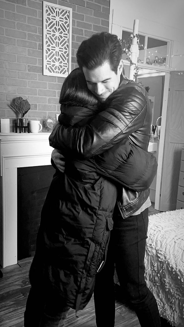 Taryn shared these photos on her IG story of Anna and Liam celebrating the end of filming for #tornmovie