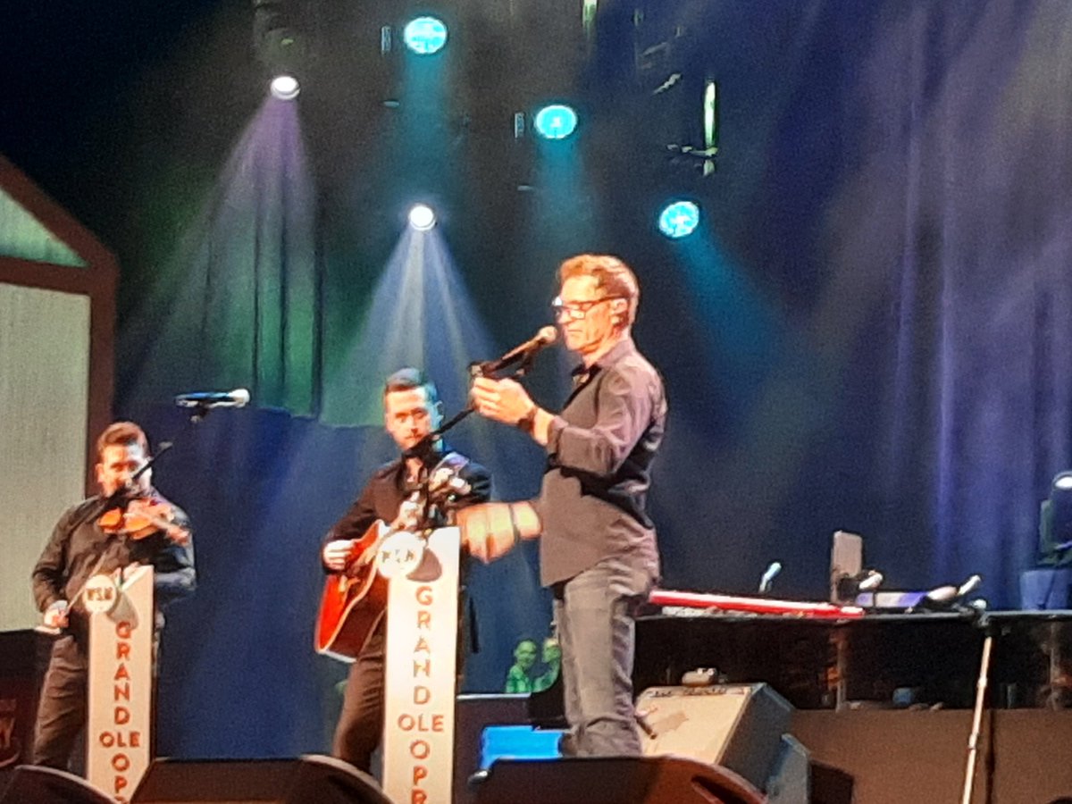 TheMasHoffman's tweet photo. ⁦@cmorganmusic⁩ thought you would enjoy this picture of you debuting your new song on ⁦@opry⁩ https://t.co/54tuUiuy2H