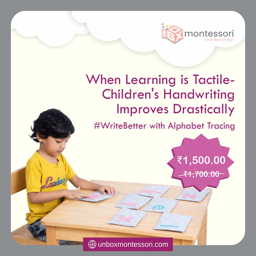 UmMontessori's tweet image. Felt and sandpaper boards provide the best au natural element for your child to begin their journey into alphabets. The soft material is meant to be traced with their fingers and get them into the groove of understanding alphabets. 

#improvehandwriting #handwriting