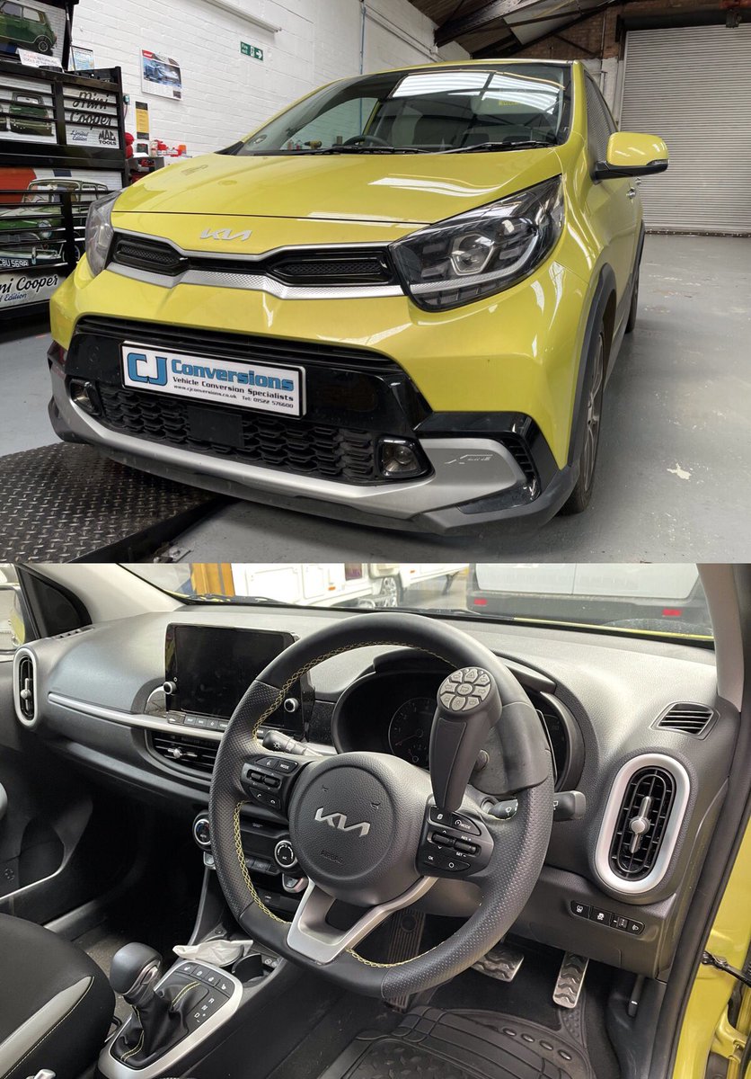 cj_conversions's tweet photo. Gudiosimplex 11 Way Sticksteer installed to a Kia Picanto for a very happy private customer👏 

Contact us today to see if there is a kit available for you vehicle on 01522 576600 we are here until 5pm📞 https://t.co/UMi0mlCElG