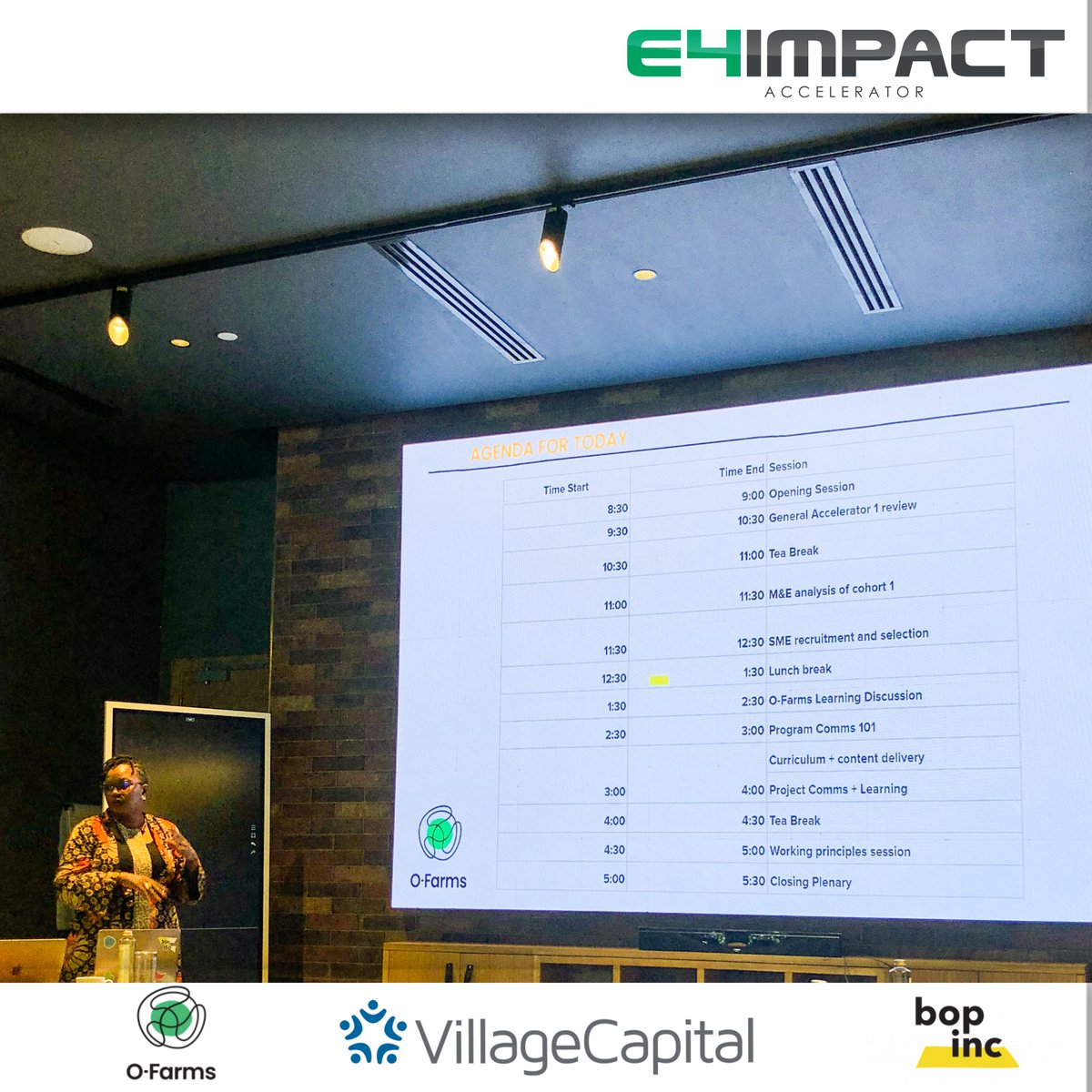E4ImpactAfrica's tweet photo. Approach for E4Impact, Village Capital and Bop Inc to access the outcome of the first O-Farms Program Cohort. Addressing both challenges and successes, while planning how to successfully implement the upcoming O-Farms Cohorts.

#E4Impact #OFarms #Agricircularity #Nairobi #Kenya https://t.co/eU3geRZw8U
