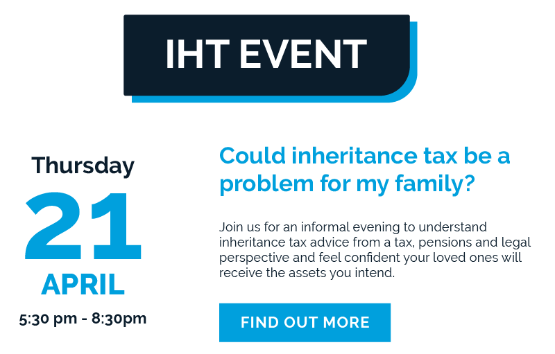 Event: Could inheritance tax be a problem for my family - 21 April 2022 - saint.co.uk/event-could-in…